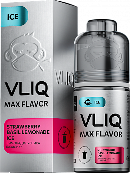 Ароматизатор Max Flavor Ice "Лимонад клубника базилик / Strawberry Basil Lemonade Ice" 15мл (на 30мл